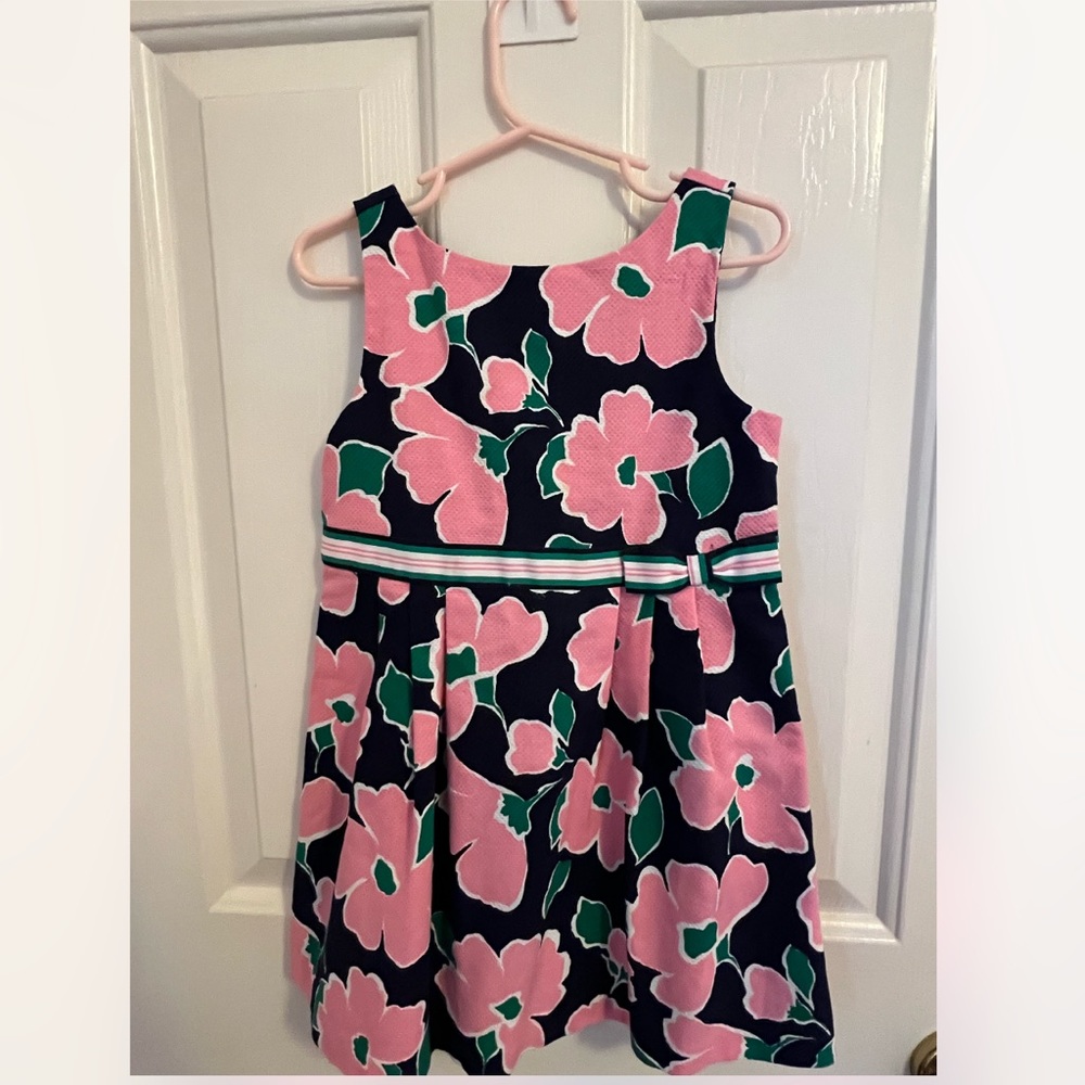 Janie and Jack navy floral dress